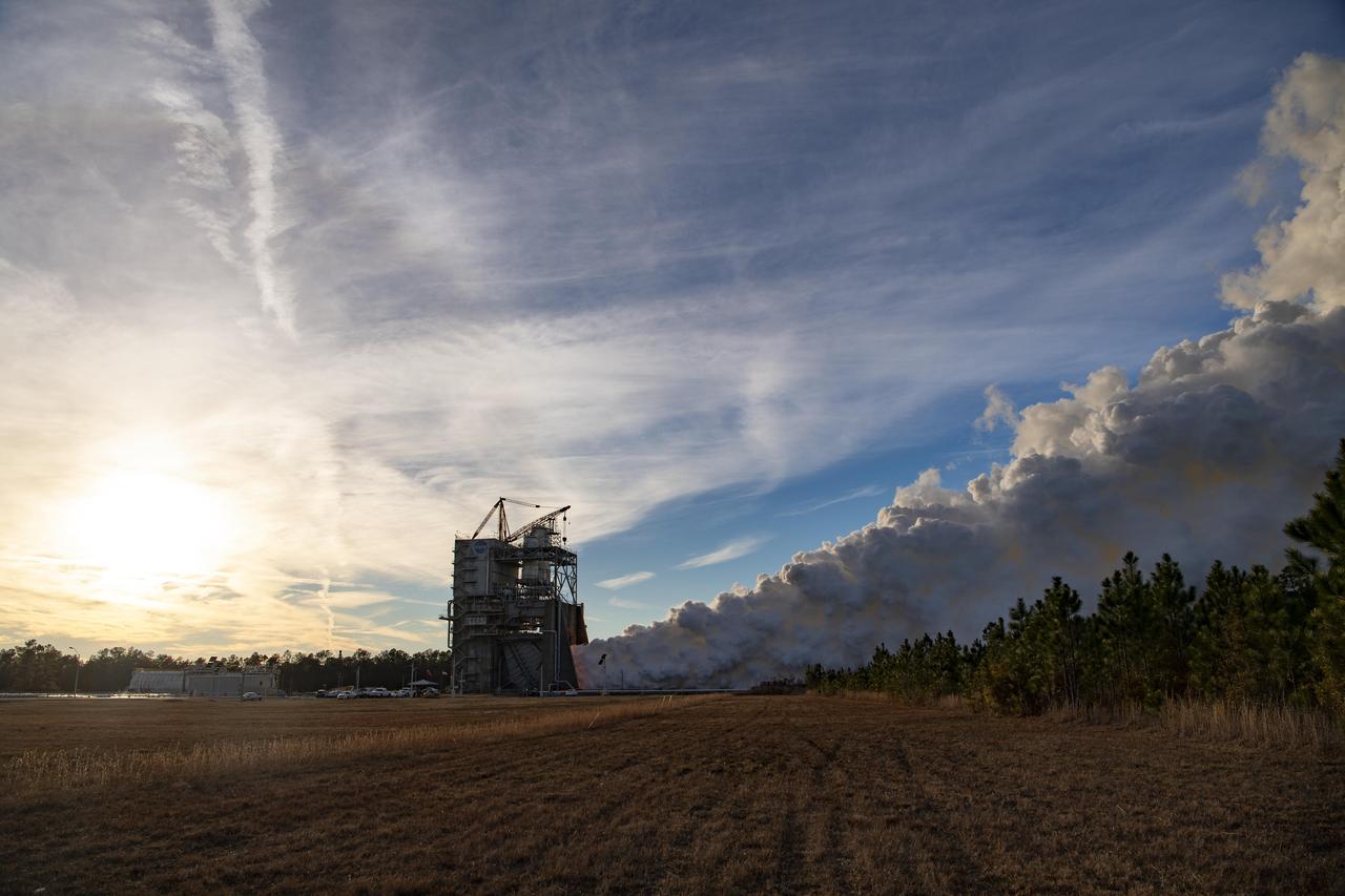 NASA completed a full-duration, 500-second hot fire of an RS-25 certification engine Jan. 17, continuing a critical test series to support future SLS (Space Launch System) missions to the Moon and beyond as NASA explores the secrets of the universe for the benefit of all.